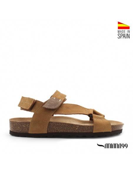 SANDALIAS HOMBRE CUERO