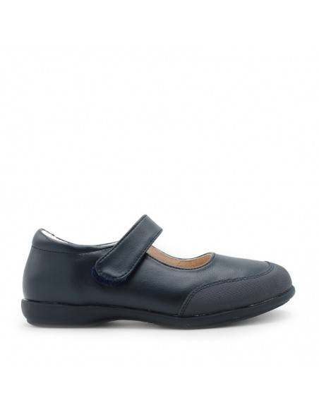 ZAPATO COLEGIAL NIÑA AZUL MARINO