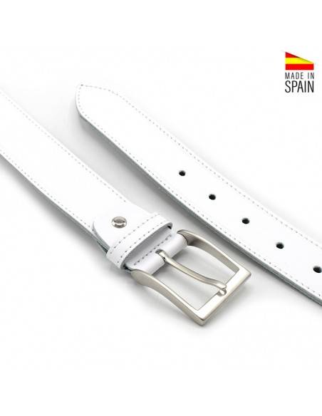 CINTURON HOMBRE blanco