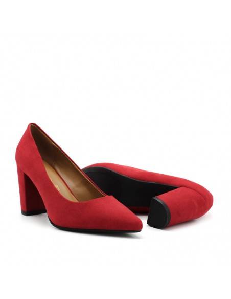 zapatos de tacón negro