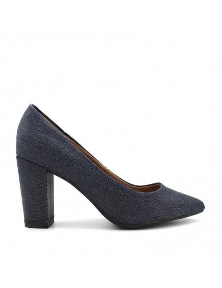 STILETTO TACÓN ANCHO VAQUERO