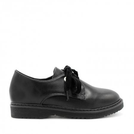 Zapatos con cordones Marsèll de Cuero de color Negro sandalias y chanclas de Zapatos con cordones y botas Mujer Zapatos de Zapatos planos 