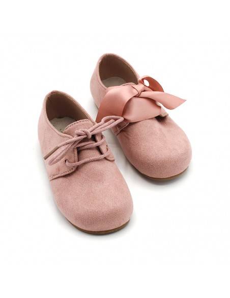 blucher infantil rosa