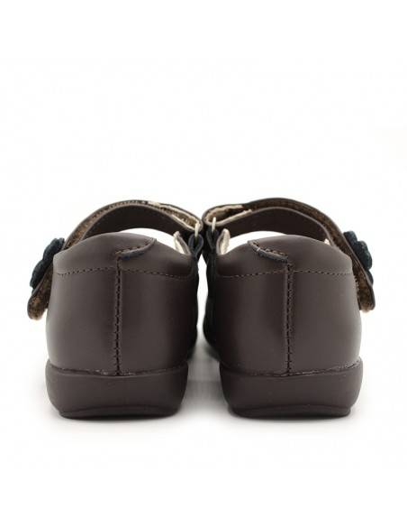 ZAPATO COLEGIAL NIÑA marrón