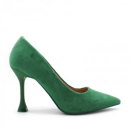 zapatos de tacón verde