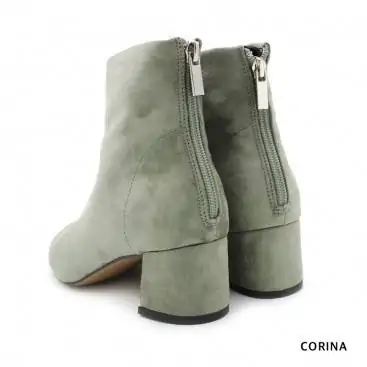 BOTINES TACÓN VERDES