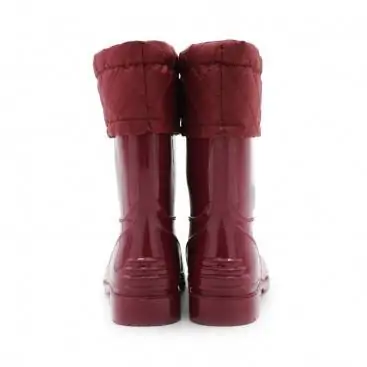 BOTAS DE AGUA NIÑA burdeos