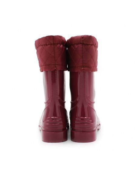 BOTAS DE AGUA NIÑA burdeos