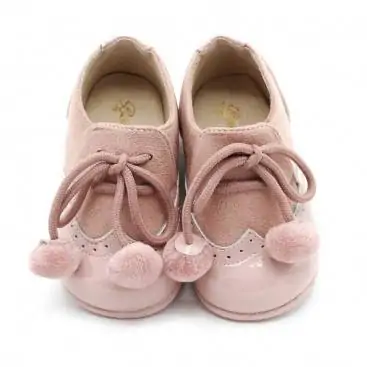 ZAPATO CHAROL ROSA BEBE