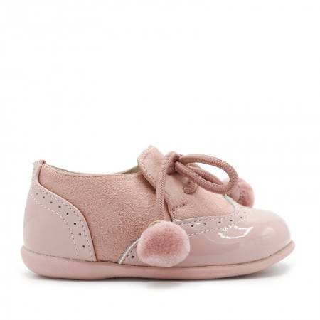 Zapato tassel charol rosa