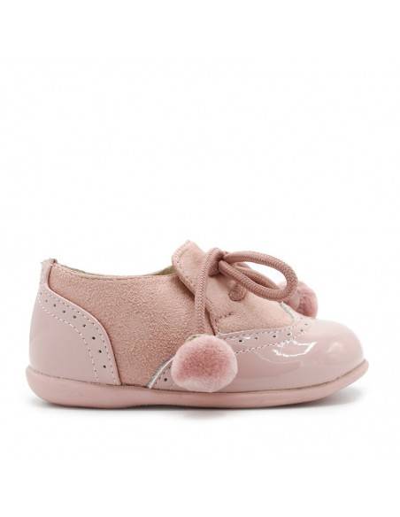 ZAPATO TASSEL CHAROL ROSA BEBE
