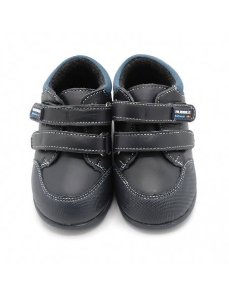 BOTÍN NIÑO PIEL marino