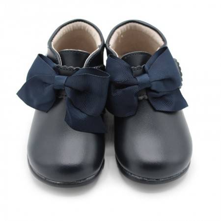 botas bebe niña marino