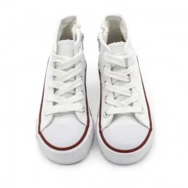 botines clon converse lona