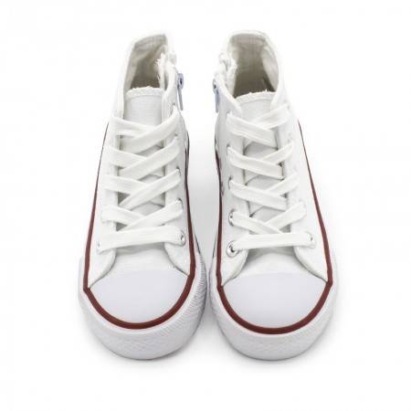 botines clon converse lona