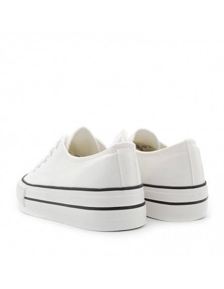 zapatillas blancas plataforma