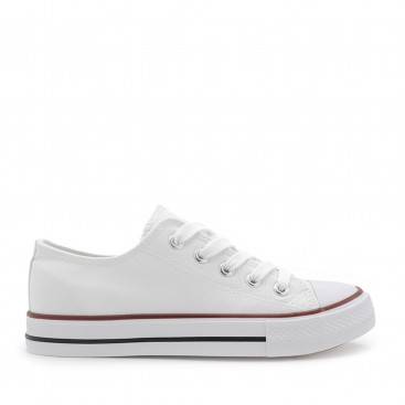 Zapatilla CV blanca de lona unisex
