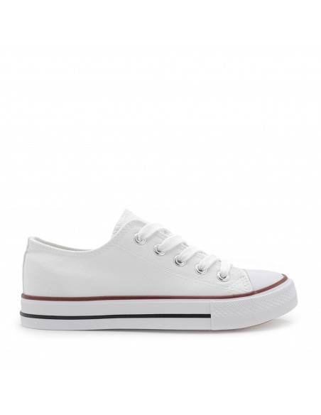 Zapatilla CV blanca de lona unisex