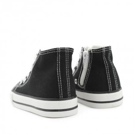 BOTIN infantil LONA NEGRO