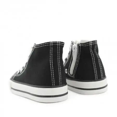 BOTIN infantil LONA NEGRO