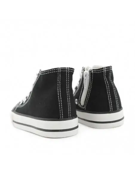 BOTIN infantil LONA NEGRO