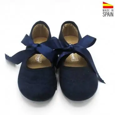 zapatos VESTIR NIÑA azul marino