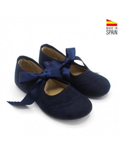 zapatos niña azul marino