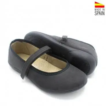 zapatos niña lona grises