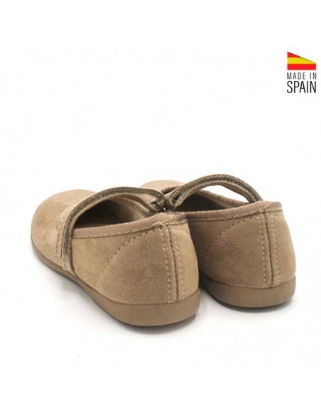 merceditas lona niña taupe