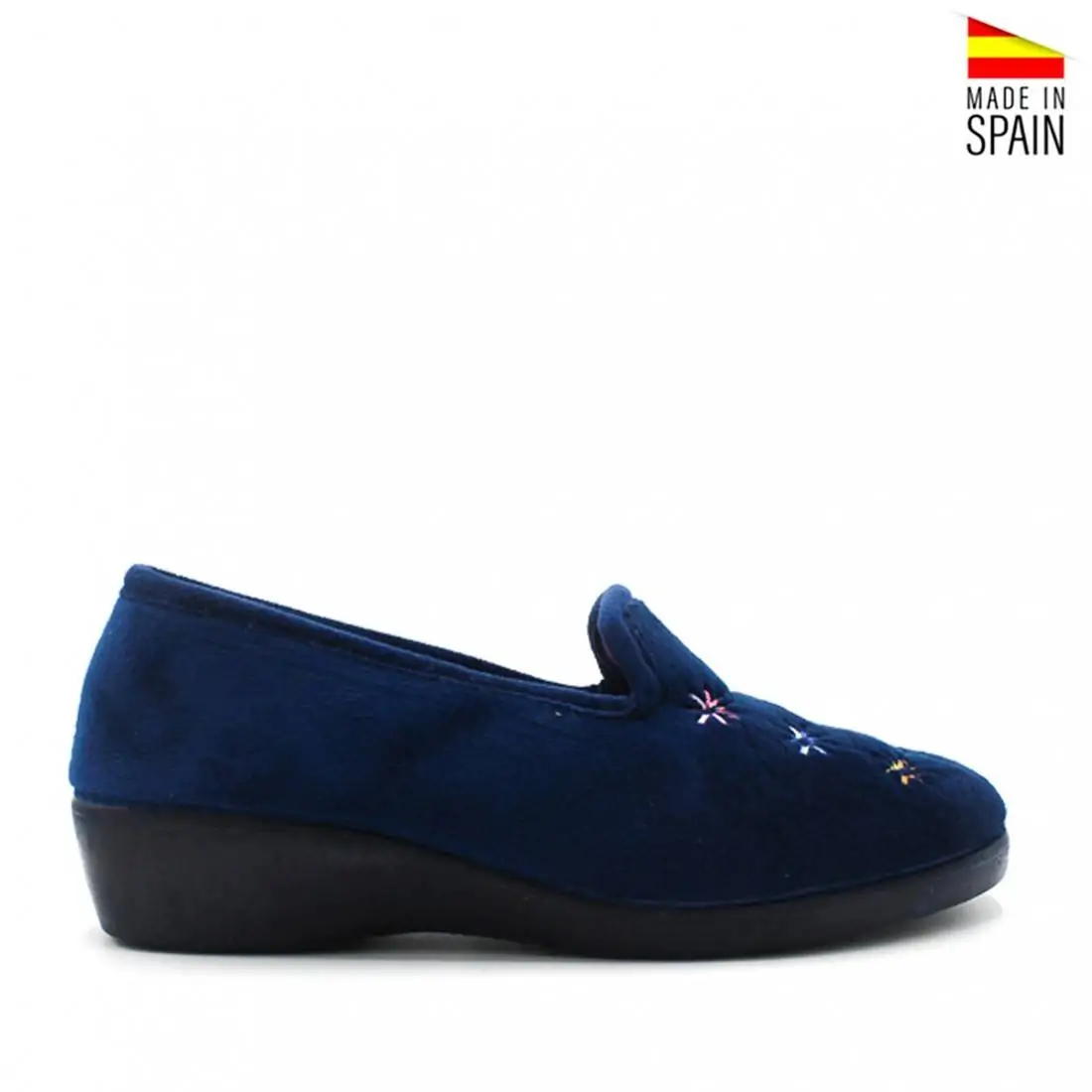 Zapatillas Cerradas de Invierno para Mujer en Azul