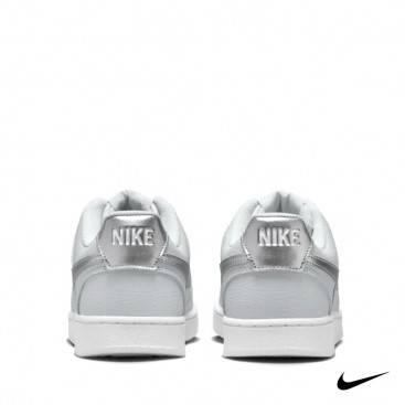 talón plateado Nike Court Vision gris