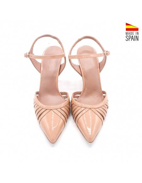 stilettos charol nude