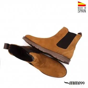 BOTINES PIEL HOMBRE CAMEL