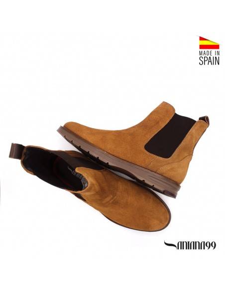 BOTINES PIEL HOMBRE CAMEL