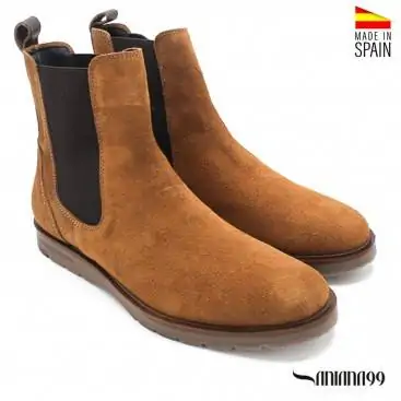 BOTINES CHELSEA HOMBRE PIEL camel