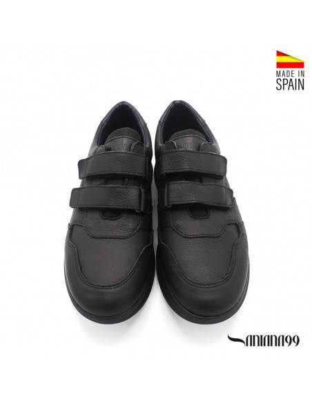 ZAPATOS HOMBRE 24 HORAS NEGROS