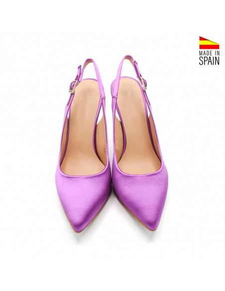 tacones morados