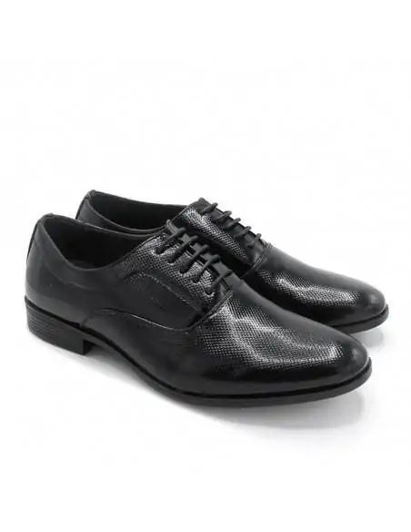 zapato vestir charol negro