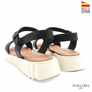 sandalias cómodas mujer negras