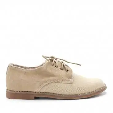 zapatos comunion lino beige