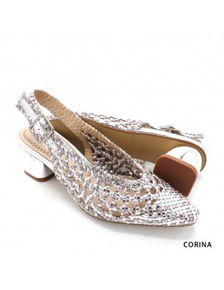 zapatos corina m3177 plateados
