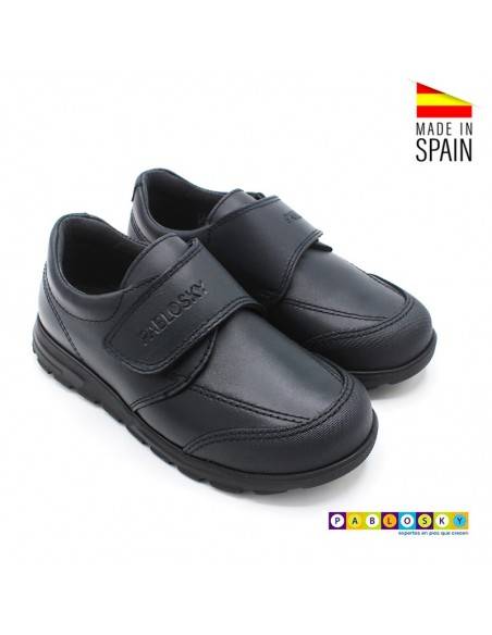 zapatos colegiales pablosky niño AZUL MARINO