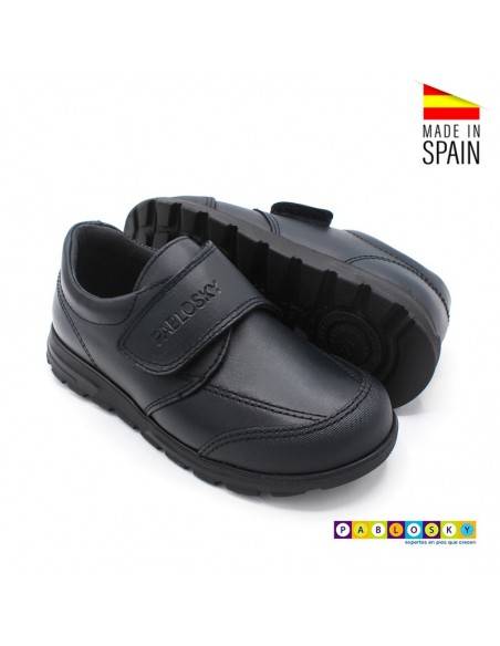 ZAPATOS COLEGIALES NIÑO AZUL MARINO