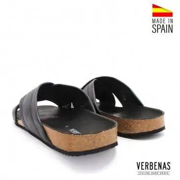 chanclas hombre negras