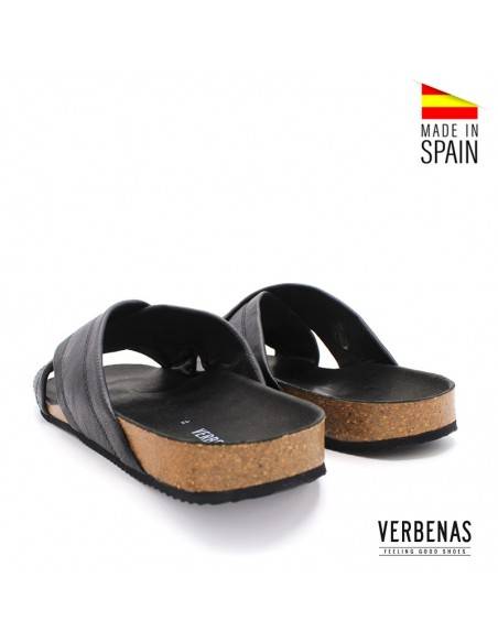 chanclas hombre negras