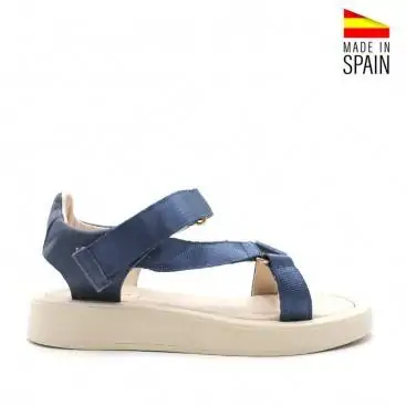 SANDALIAS VELCRO MUJER azules