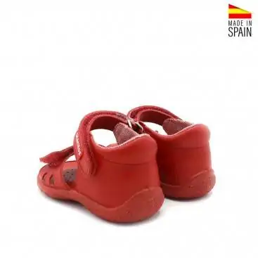 sandalias de niña bebe rojas