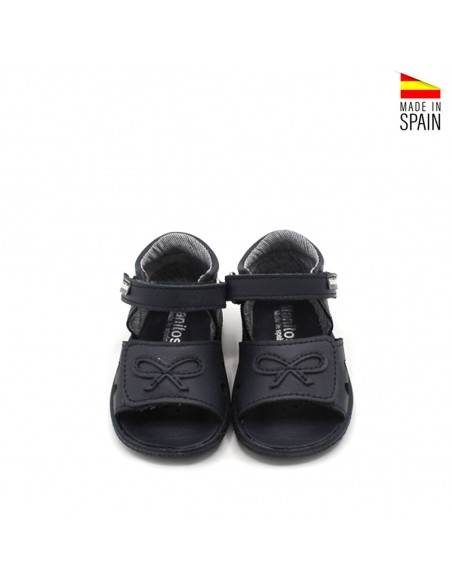 sandalias para bebe azul marino