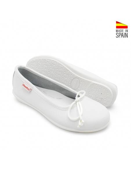 BAILARINAS de PIEL para NIÑA blancas