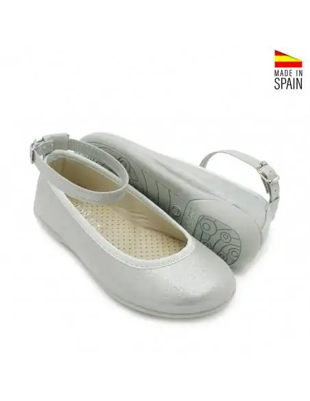 zapatos de vestir para niña celeste